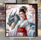 Preview: Diamond Painting Chinesische Mythologie mit Drache